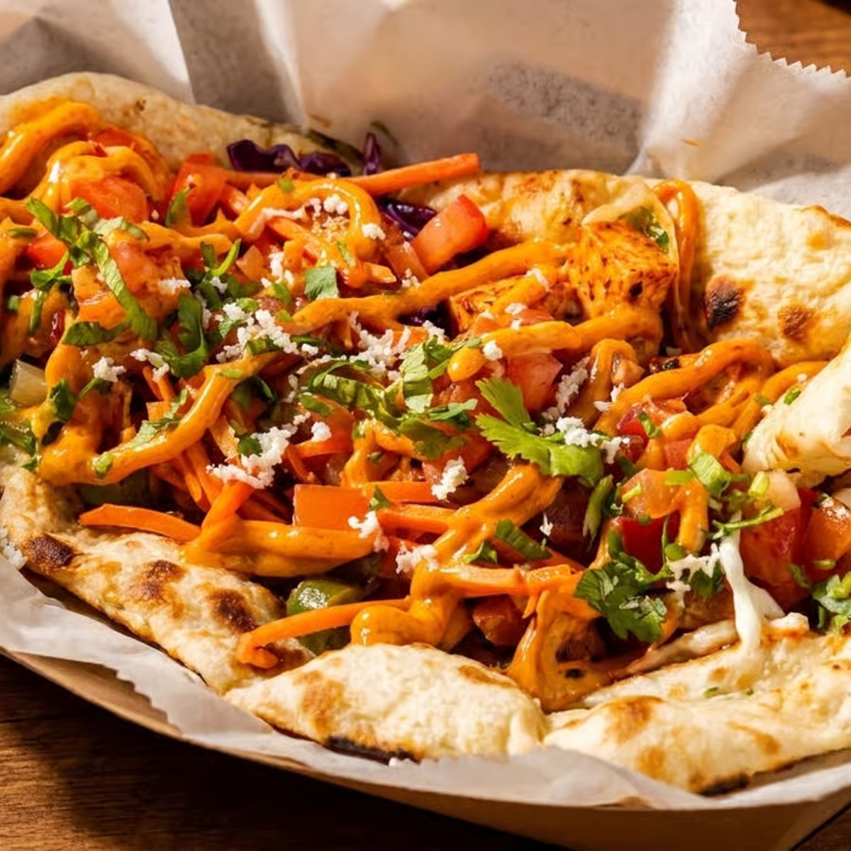 The Signature Nakh-Rah Naan Taco